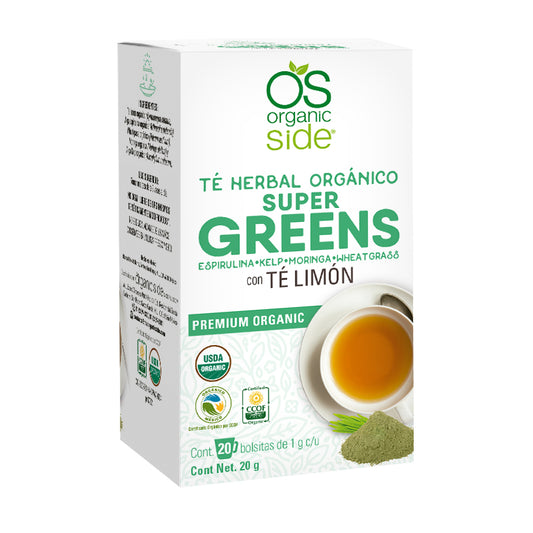 Organic Side | Super Greens con Té Limó