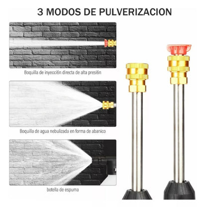 PISTOLA DE AGUA, HIDROLAVADORA PORTATIL RECARGABLE